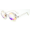 Kaleidoscope Rave Party Solbriller med Diffrakteret Linse - Transparent 3
