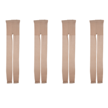 Meia-calça feminina transparente ultrafina com dedo aberto