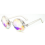 Kaleidoscope Rave Party Solbriller med Diffrakteret Linse - Transparent 2