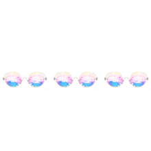 Kaleidoscope Rave Party Solbriller med Diffrakteret Linse - Transparent