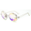 Kaleidoscope Rave Party Solbriller med Diffrakteret Linse - Transparent 3
