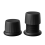 2X Adjustable Bed Risers Furniture Sofa Table Couch Floor Lift -Black 2