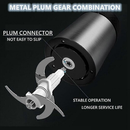 Meat Grinder 2l Stainless Steel Electrical Food Processor Blender Mixer Machine for Kitchen Fruits 1