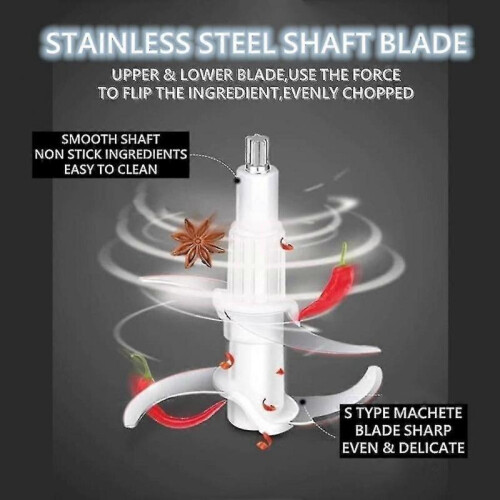 Meat Grinder 2l Stainless Steel Electrical Food Processor Blender Mixer Machine for Kitchen Fruits 2