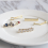 6 stk. metallskolisseklips dekorative skoklips 6