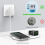 Universal USB UK-stik 3-benet vægopladeradapter (3 porte) 7
