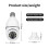 Wireless Security Bulb Camera,1080p Wifi Smart 360 Surveillance Camera 2