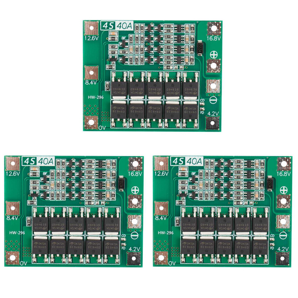 4S 40A Li-Ion Lithium Battery 18650 Charger Pcb Protection Board 4712799905799