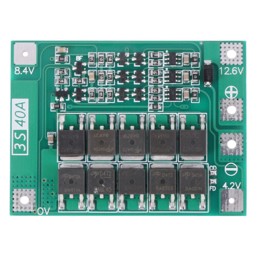 3S 18650 litiumbatteriladdare skyddskort PCB för borrmotor 1