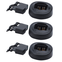 3X for Cb Radio Gp328 Battery Charger Adapter EU Plug
