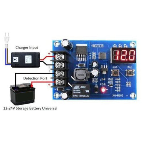 XH-M603 12-24V Charge Control Module Battery Protection Board 2