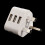 3X Universal USB UK Stik 3-benet vægopladeradapter (3 porte) 6