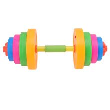 Adjustable Dumbbell Toy Plastic Fitness Weight