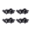 8 Pcs 15mm x 8mm Black PVC Battery Terminal Insulating Covers Boots 1
