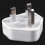 Universal USB UK-stik 3-benet vægopladeradapter (1 port) 4
