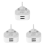 Universal USB UK-stik 3-benet vægopladeradapter (2 porte) 1