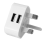 Universal USB UK-stik 3-benet vægopladeradapter (2 porte) 6