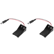 9V Volt Battery Holder Box Case Plug 5.5X2.1 for