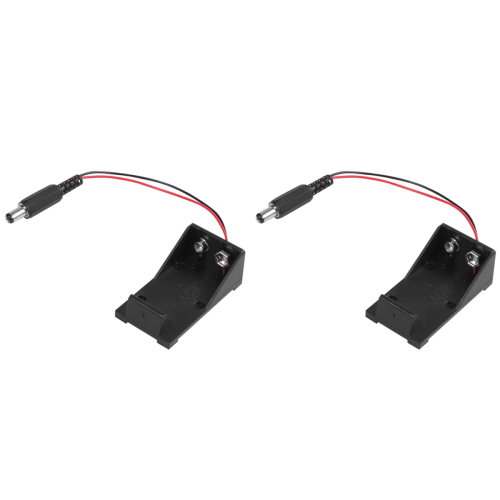 9V Volt Battery Holder Box Case Plug 5.5X2.1 for