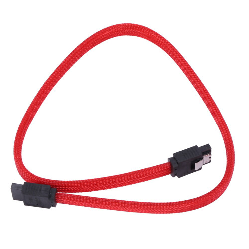 2x 50cm SATA 3.0 III SATA3 7pin καλώδιο δεδομένων Καλώδια SSD 6Gb/s (Κόκκινο) 1