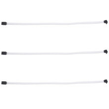 Cavo dati SATA 3.0III SATA3 7 pin 6 Gb/s da 50 cm con guaina in nylon (bianco)