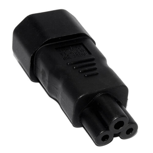 Adattatore di Alimentazione IEC320 C14 - IEC320 C21, Adattatore PDU C14 - C21 2 Pezzi 125‑250 V 10‑15 A per Dispositivi Elettronici