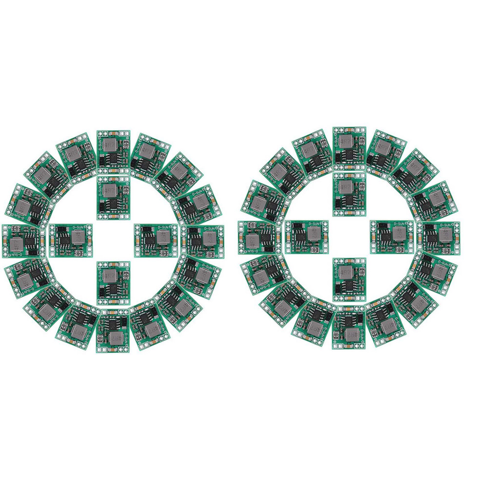 40 Pcs Mp1584en Dc-Dc Buck Converter Adjustable Power Supply Module 4712799909780