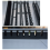 Rack de servidor 1U de 19 polegadas, organizador de fios com duto de dedo de 12 compartimentos e tampa 3