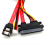 4X Harddisk Data Strømforsyning Integreret Kabel Lille 4Pin Hun 4