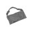 (Silver Black)Women's Rhinestone Underarm Bag Full Rhinestone Handbag 2