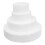 White Polystyrene Foam Cake Model for Wedding Decor Birthday Party Cake Decoration 4-Tier 1Set 2