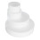 White Polystyrene Foam Cake Model for Wedding Decor Birthday Party Cake Decoration 4-Tier 1Set 1
