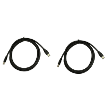 Cabo IEEE 1394 Firewire 400 para Firewire 400 preto, 6 pinos macho - 10 pés