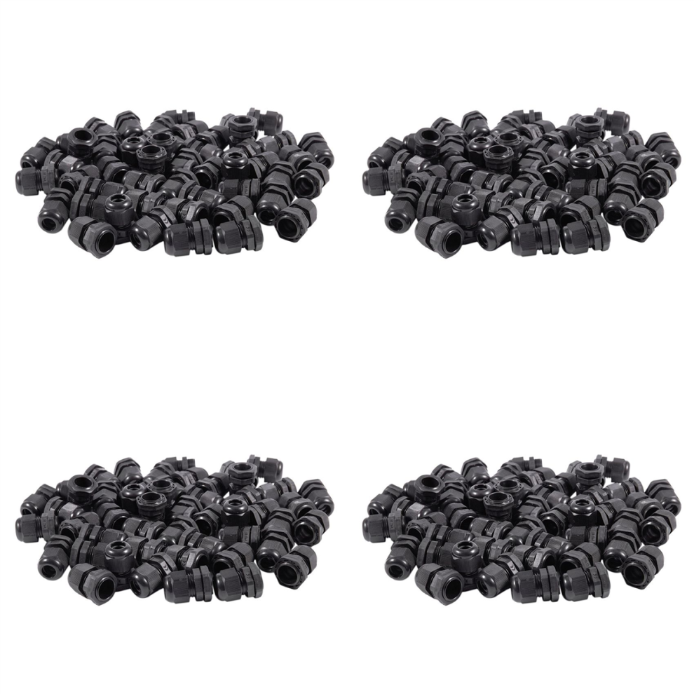 50 X Plastic Waterproof Connector Pg11 5-10Mm Diameter Cable Gland 4712799911196