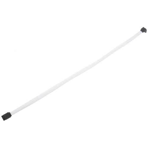 Καλώδιο δεδομένων SATA 3.0III SATA3 7 ακίδων 6Gb/s 50cm με νάιλον μανίκι (λευκό) 1