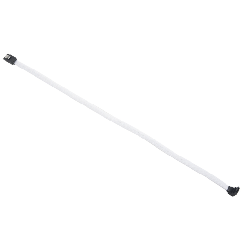 Καλώδιο δεδομένων SATA 3.0III SATA3 7 ακίδων 6Gb/s 50cm με νάιλον μανίκι (λευκό) 2