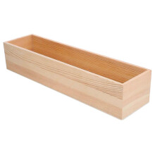 Rectangle Unfinished Wood Boxes for Home Office 40.00X10.00X7.80CM 1Pcs