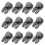 Shoe Boot Lace Hook Diy Accessory for Outdoor Boots Shoes Decorative Square 20 Sets 2