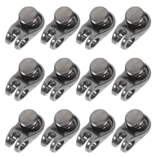 Shoe Boot Lace Hook Diy Accessory for Outdoor Boots Shoes Decorative Square 20 Sets 1