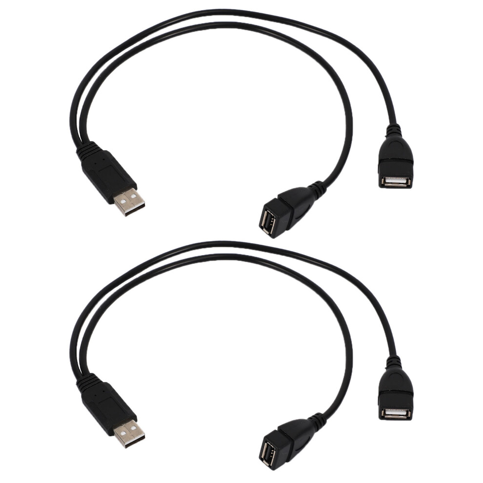 Usb 2.0A Male Auf 2 Dual Usb Female Jack Y Splitter Adapter Kabel 4712799914906
