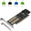 NGFF and MSATA SSD Adapter Card,M.2 NVME to PCIE Adapter 5