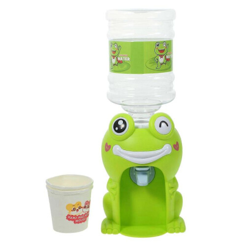 Children Water Dispenser Mini Cartoon Frog Shape for Plastic 1Set 1