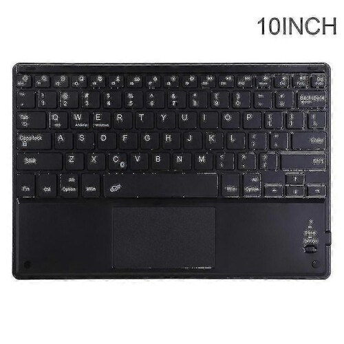 7/9/10 Inches Wireless Bluetooth-compatible Lightweight Keyboard with Touchpad Cellphone Tablet Keyboard Portable Travel