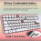Wireless Bluetooth Keyboard, Mini Portable 84-key Typewriter Retro 2