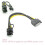 Καλώδιο τροφοδοσίας SATA 15Pin αρσενικό σε 8Pin (6+2) PCI-E για κάρτα γραφικών (2 τεμάχια) 4