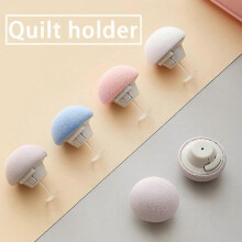 (8 Pieces, Grey) Fixing Clip Quilt Cover Snap Gripper Fastener Holder For Bedding Duvet