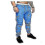 (Blue) Men's Cargo Elastic Waist Joggers Pants 1