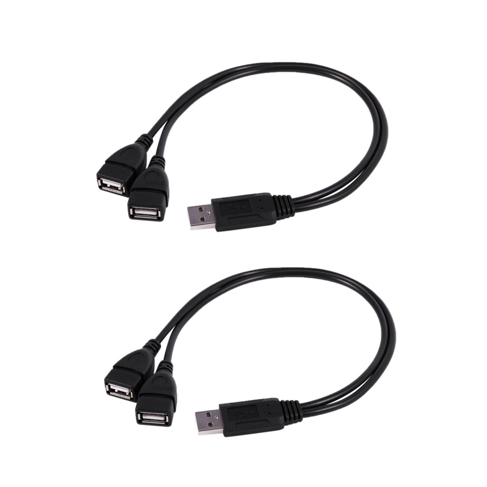 Usb 2.0 A Male To 2 Dual Usb Female Jack Y Splitter Hub Adapter Cable 4712799914784