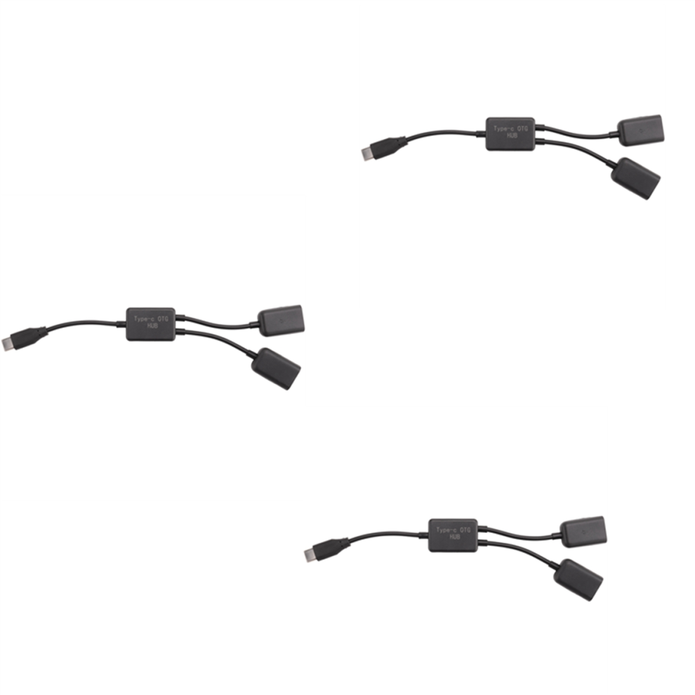 Type C Otg Usb 2.0 Female Otg Charge 2 Port Hub Cable Y Splitter 4712799914715