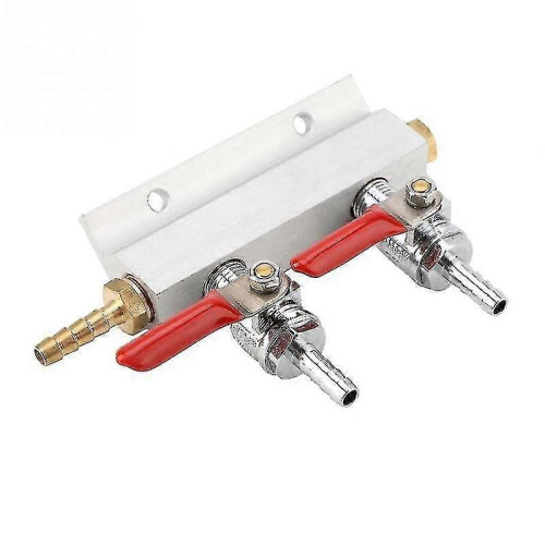 (2way) Muti-way Home Co2  Gas Manifold Distribution Splitter Beer 2